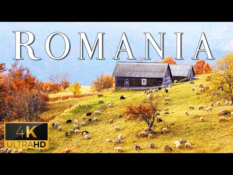 FLYING OVER ROMANIA (4K UHD) - Relaxing Music With Stunning Beautiful Nature (4K Video Ultra HD)