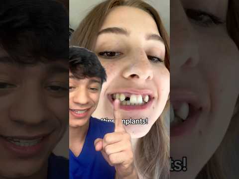 She just wanted a dental implant but she had to do this… #dentalimplant #shorts