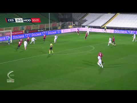 Gli highlights di Cesena - Modena: 0-0