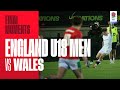 The final minutes of England U18 Men v Wales were WILD!