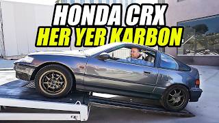 Honda CRX B18 Spec R Project | Karbon Tavan | Kaçan Beygirleri Tekrar Yakaladık