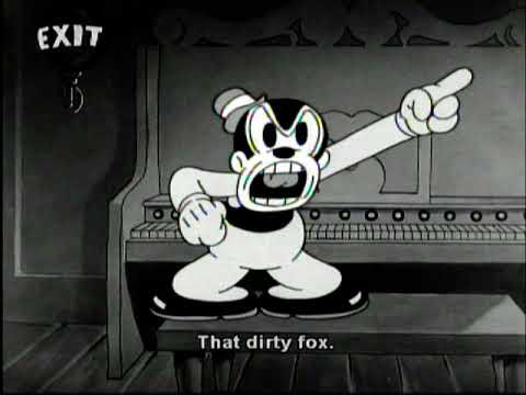 bosko's picture show 1933 - what bosko really said