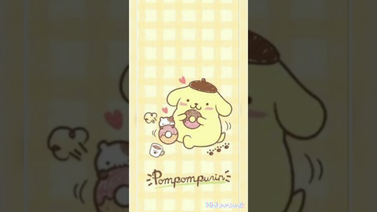 Wallpaper pompompurin #Sanrio #wallpapers 🙏😊🎀｡⁠◕⁠‿⁠◕