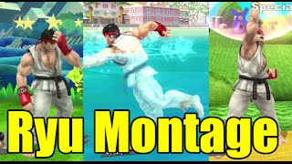 Ryu's Various Animations Montage & MUCH MORE (Super Smash Bros Wii U)