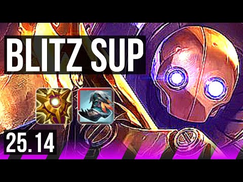 BLITZCRANK & Jhin vs SORAKA & Ezreal (SUP) | EUW Challenger | 25.14