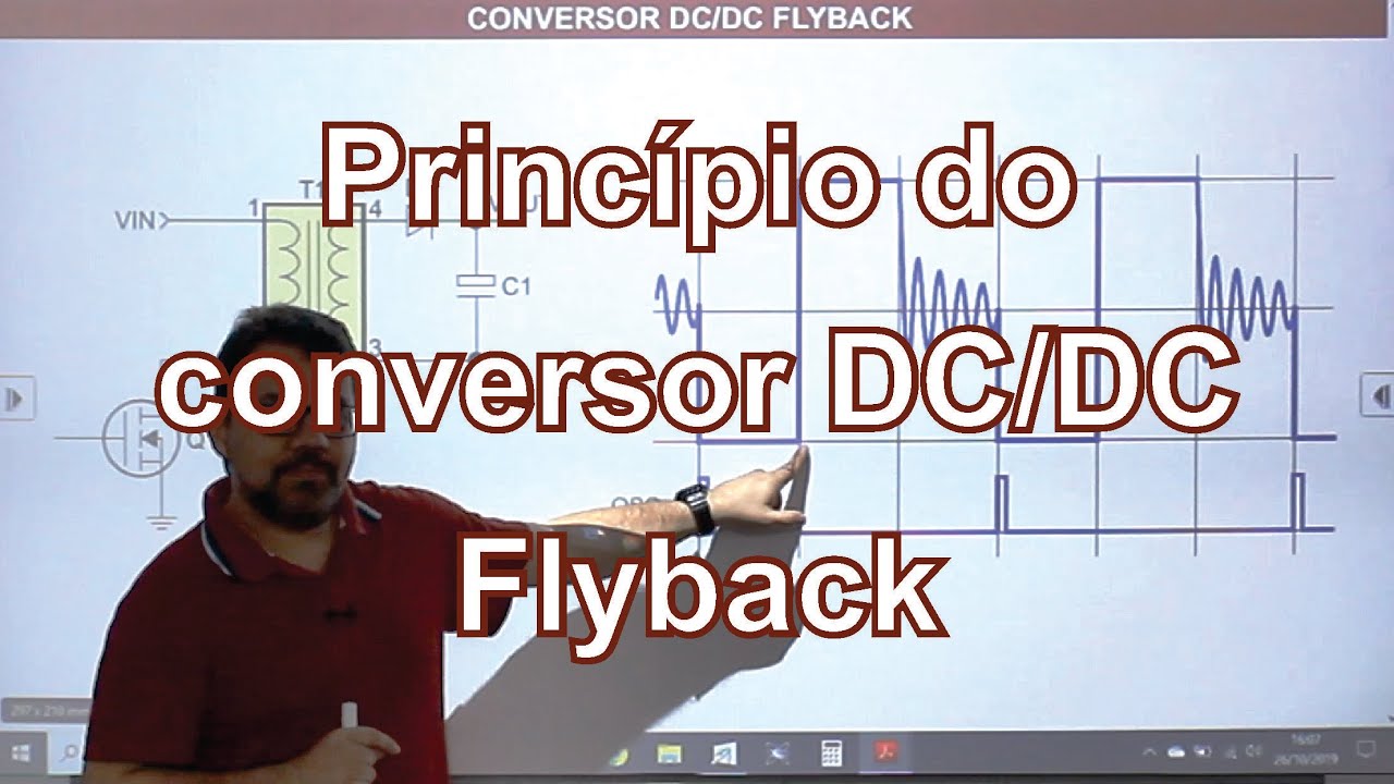 Princípio do conversor DC/DC Flyback