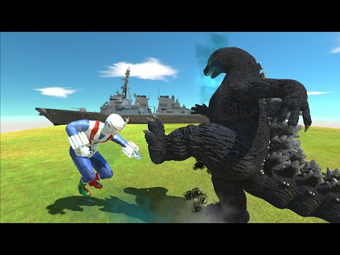 HEISEI GODZILLA VS ZONE FIGHTER WHO WILL WIN  - Animal Revolt Battle Simulator
