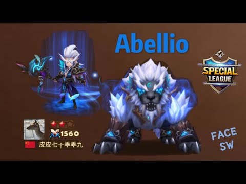 The Player Love With Abellio (Water Druid) in Special League - Summoners War 魔靈召喚