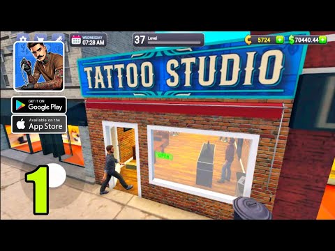 Tattoo Studio Simulator Gameplay (Android, iOS) - YouTube