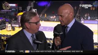 Bill and Stu post game show - Bench outscores the Starters