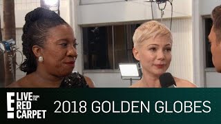 Michelle Williams Talks "#MeToo" at 2018 Golden Globes | E! Live from the Red Carpet