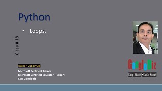 18 Python FOR loop