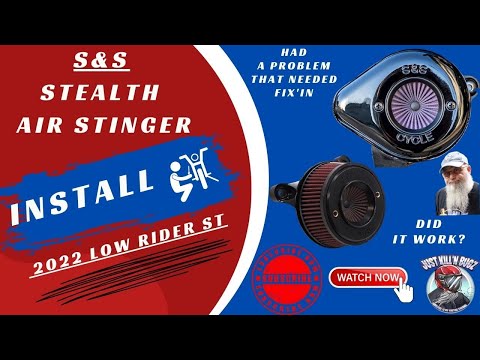 2022 Low Rider ST Upgrade - S&S Stealth Air Stinger