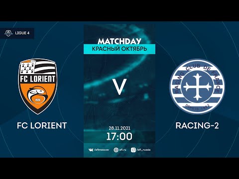AFL21. France. Ligue 4. Day 16. FC Lorient - Racing-2