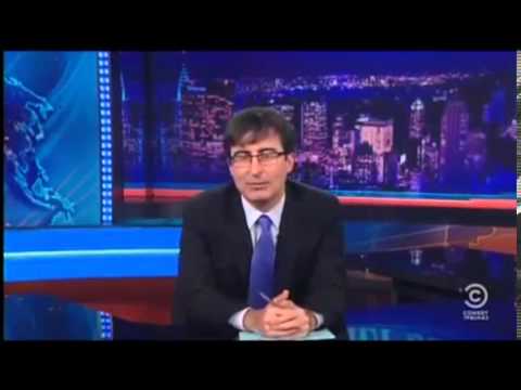 John Oliver makes his debut on The Daily Show