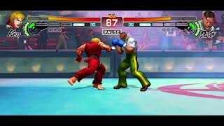 Street Fighter ! Ken vs Dudley SF gameplay ! Capcom games ! Street Fighter gameplay !