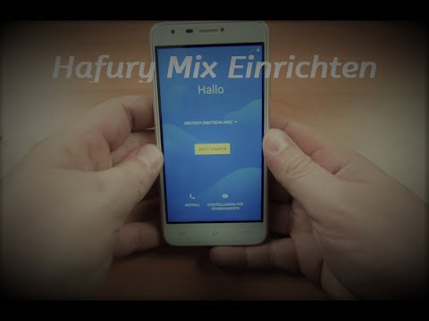 Hafury Mix Einrichten Und Blick auf das Display