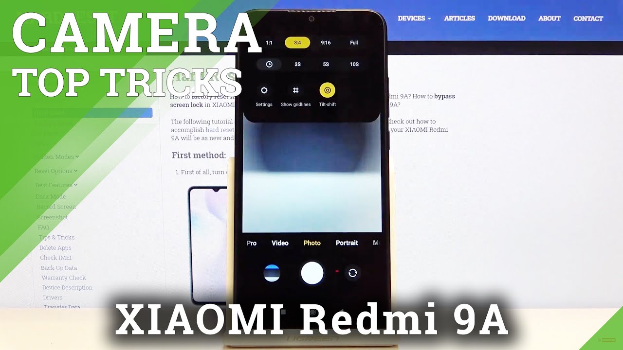 Camera Top Tricks for XIAOMI Redmi 9A – Best Camera Options / Tips & Hacks