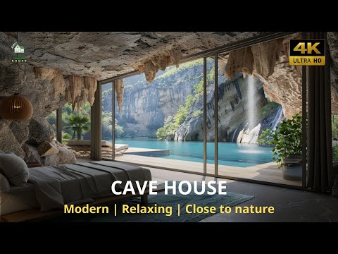 Modern Cave House Tour: River and Mountain Views