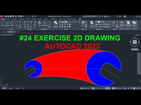 AutoCAD 2D exercise 1