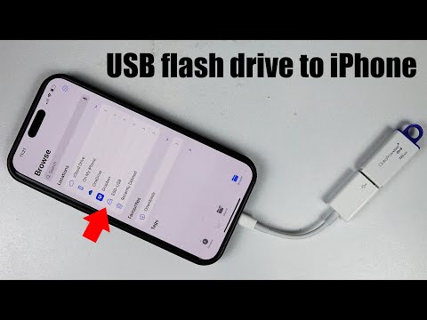 How to connect USB flash drive USB Stick to iPhone