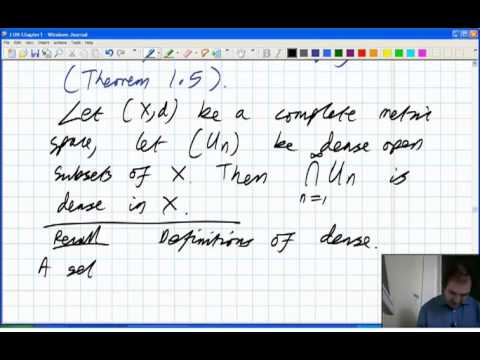 Lecture 4: Functional Analysis - Complete metric spaces continued