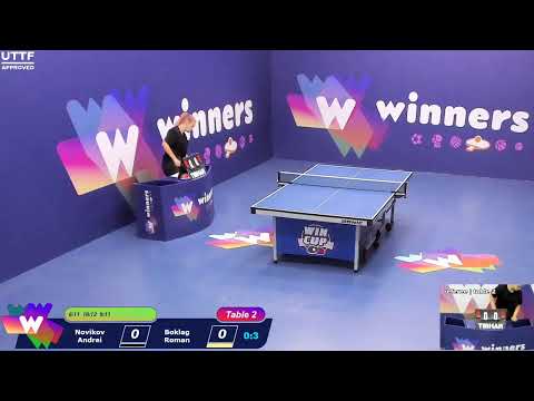 WINners CUP table 2  05.09  Novikov Andrei - Boklag Roman  17:30