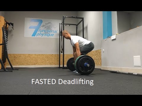 Deadlift with 180KG on Empty Stomach