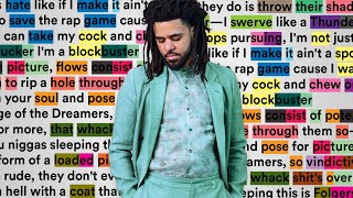 J. Cole - Folgers Crystals | Rhymes Highlighted