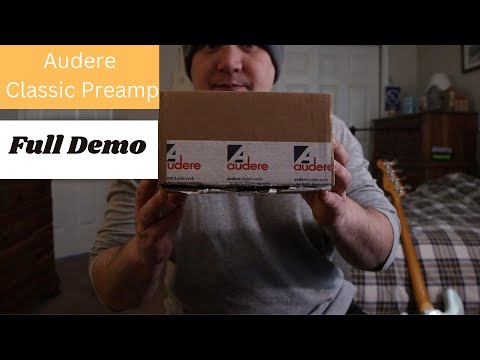 Audere Classic Preamp Full Demo and Different Sounds in A Squier P Bass