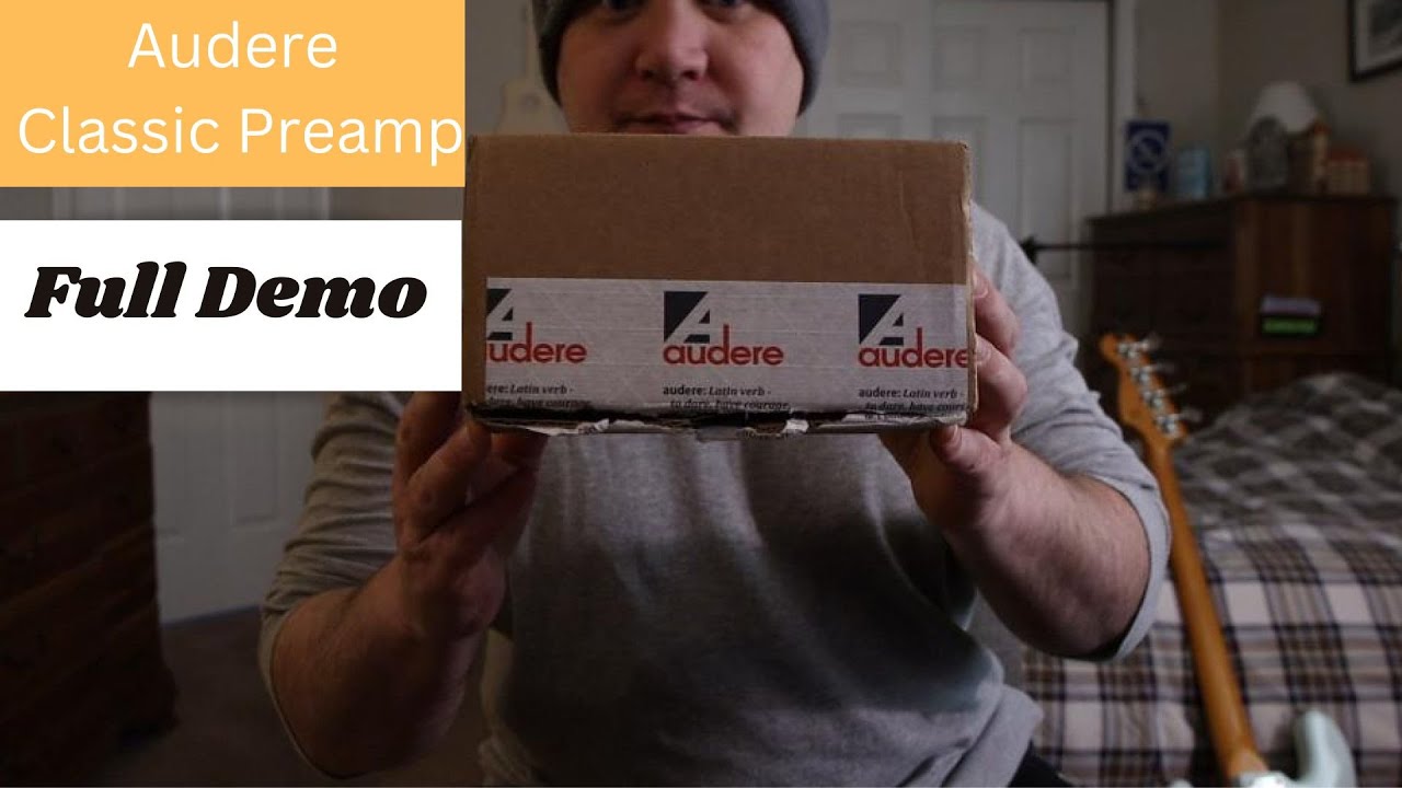 Audere Classic Preamp Full Demo and Different Sounds in A Squier P Bass