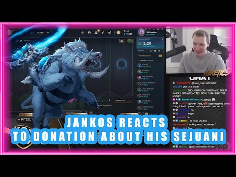 Jankos Reacts to Donation About His Sejuani