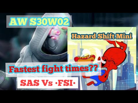 Alliance War S30W02 | SAS vs FSI | Close War!!