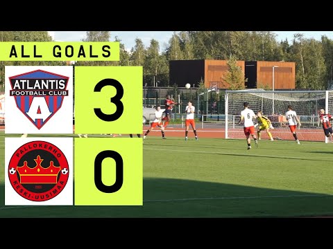 [Miesten Ykkönen] Atlantis FC vs Pallokerho Keski-Uusimaa 3-0 (3-0) | All goals