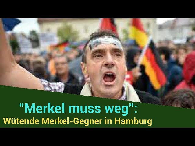 הגיית וידאו של Merkel Muss Weg בשנת גרמנית