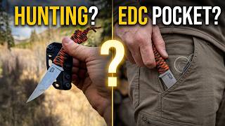 Do Hunting Knives Make Better EDC Pocket Fixed Blades!