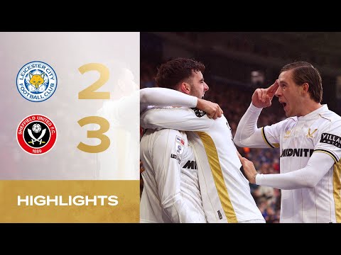 Leicester City 2-3 Sheffield United | EFL Championship highlights