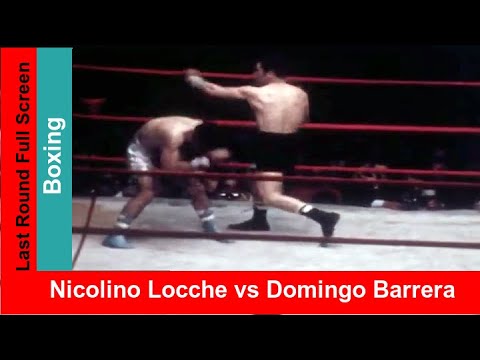 Nicolino Locche vs Domingo Barrera, Widescreen Fight Highlights, Boxing Title Match Argentina 1971