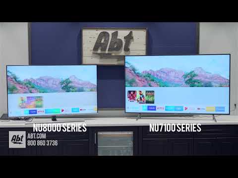 Samsung TV Comparison: NU8000 Series vs NU7100 Series