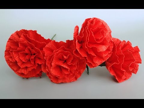 ABC TV | How To Make Paper Flower From Crepe Paper #3 - Easy Craft Tutorial