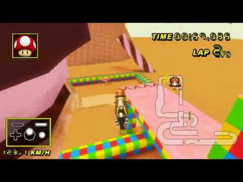 【CTGP 200cc WR】Candy Coaster - 1:37.374 - Hia