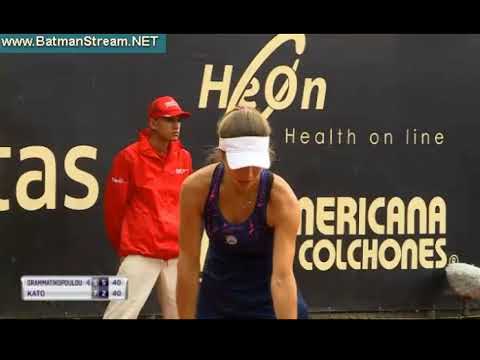 Grammatikopoulou - Kato WTA Bogota live stream youtube