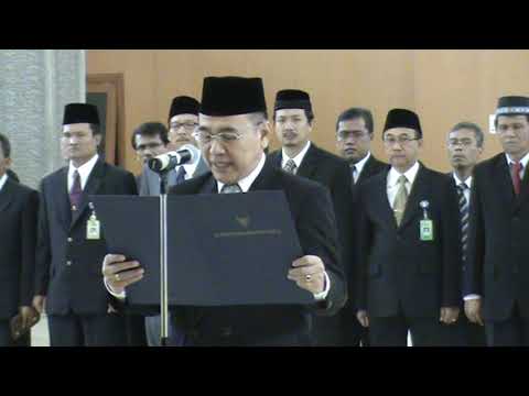 Pelantikan M. Bahdin oleh Gubernur Kalimantan Timur H. Awang Farouk Ishak