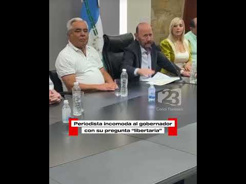 🔴 TENSIÓN • El Gobernador Gildo Insfrán cruzó al periodista Tyntu en conferencia de prensa