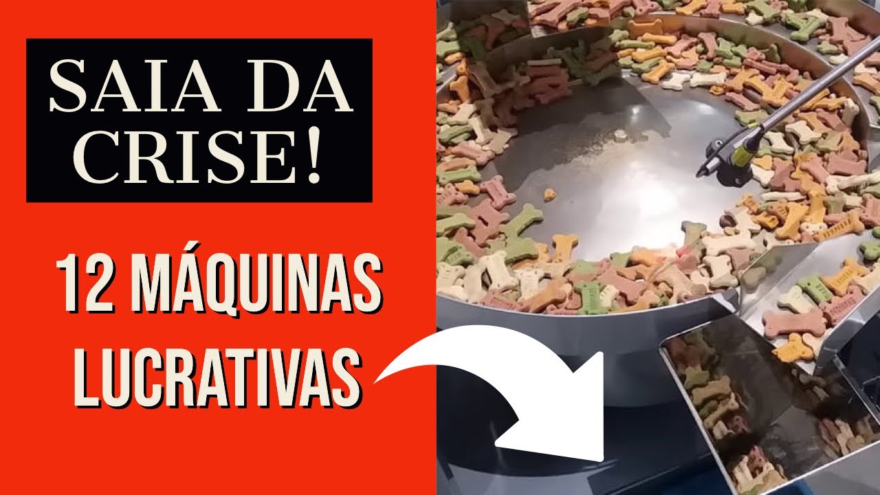 12 MÁQUINAS LUCRATIVAS PARA SAIR DA CRISE