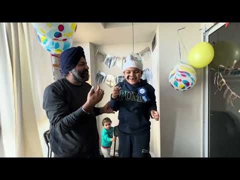 Cake Cutting Contd ....- Simar Partap Singh 7th birthday