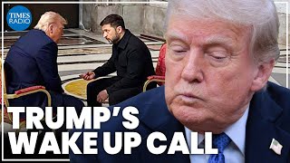Trump gets a 'wake up call' in hugely symbolic meeting with Zelensky