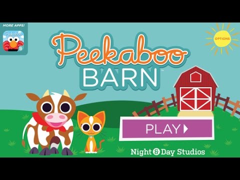 PEEKABOO BARN     - ipad iphone android app review video for kids for learning Farm Animals - YouTube