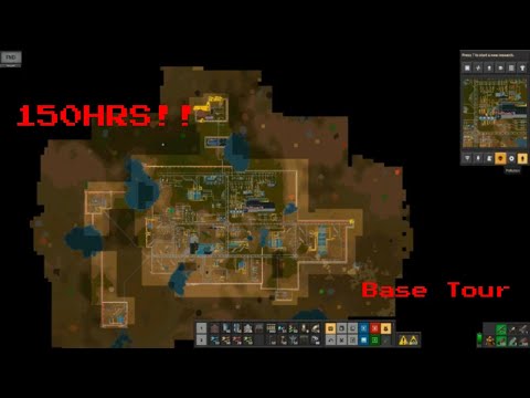 Factorio Base Tour - Train Factory Base - 150HRS Gameplay