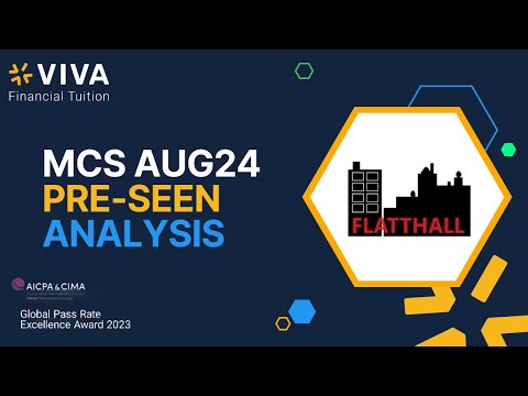 CIMA MCS August 2024 Pre-seen Analysis Part 1 - Flatthall